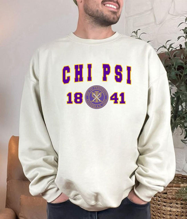 Chi Psi Athlete Crewneck Sweatshirt Chi Psi Athlete Crewneck Sweatshirt