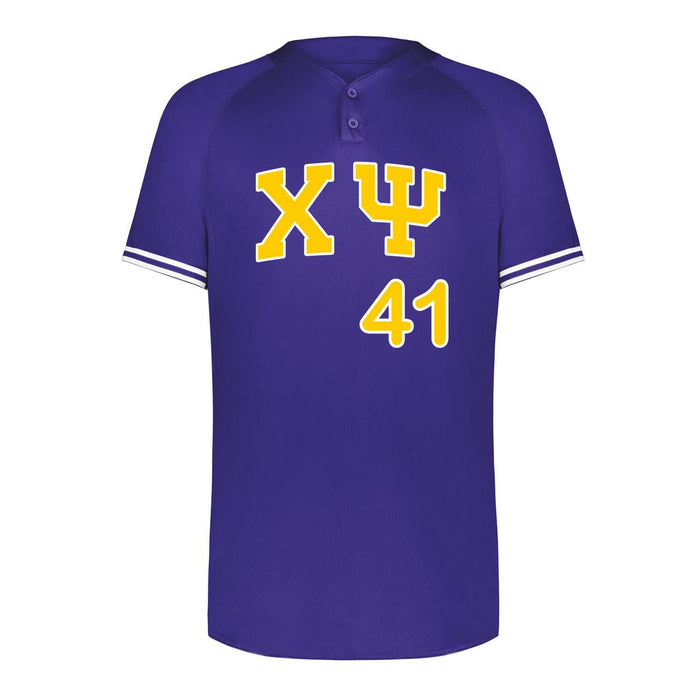 Chi Psi Cutter Henley Jersey Chi Psi Cutter Henley Jersey