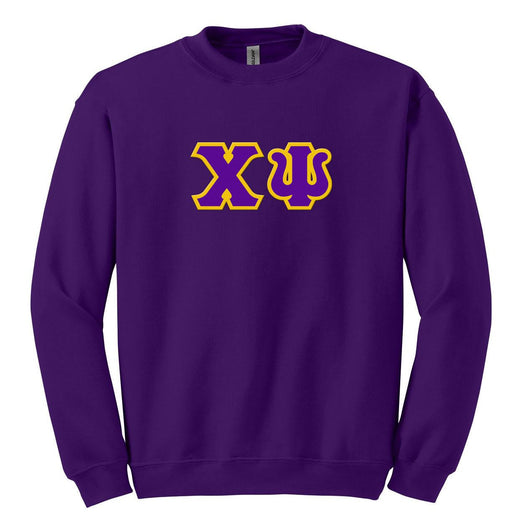 Chi Psi Chi Psi Lettered Crewneck