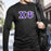 Chi Psi Lettered Long Sleeve Tee Chi Psi Lettered Long Sleeve Tee