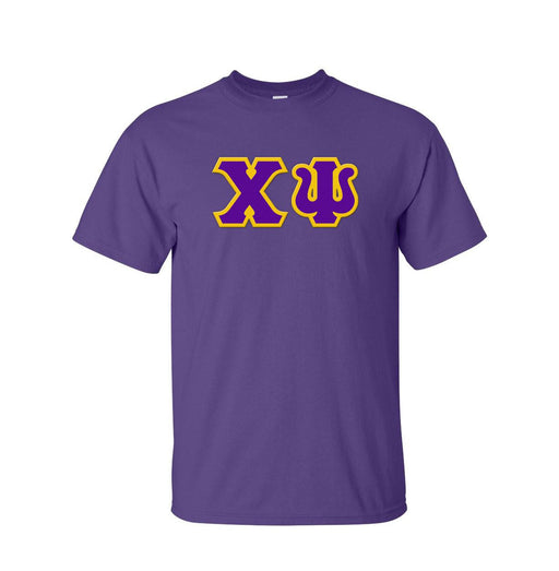 Chi Psi Chi Psi Lettered Tee