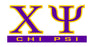 Chi Psi Classic Sticker Chi Psi Classic Sticker