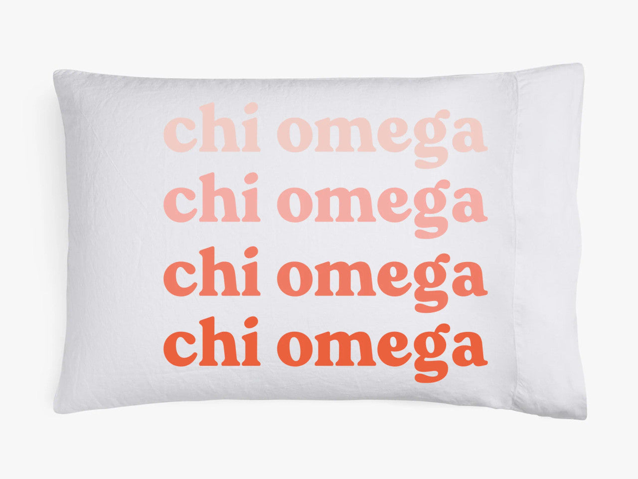 Chi Omega Ombre Retro Pillowcases Chi Omega Ombre Retro Pillowcases