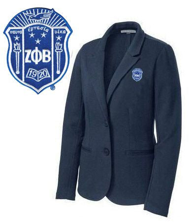 Zeta Phi Beta Zeta Phi Beta Crest Blazer