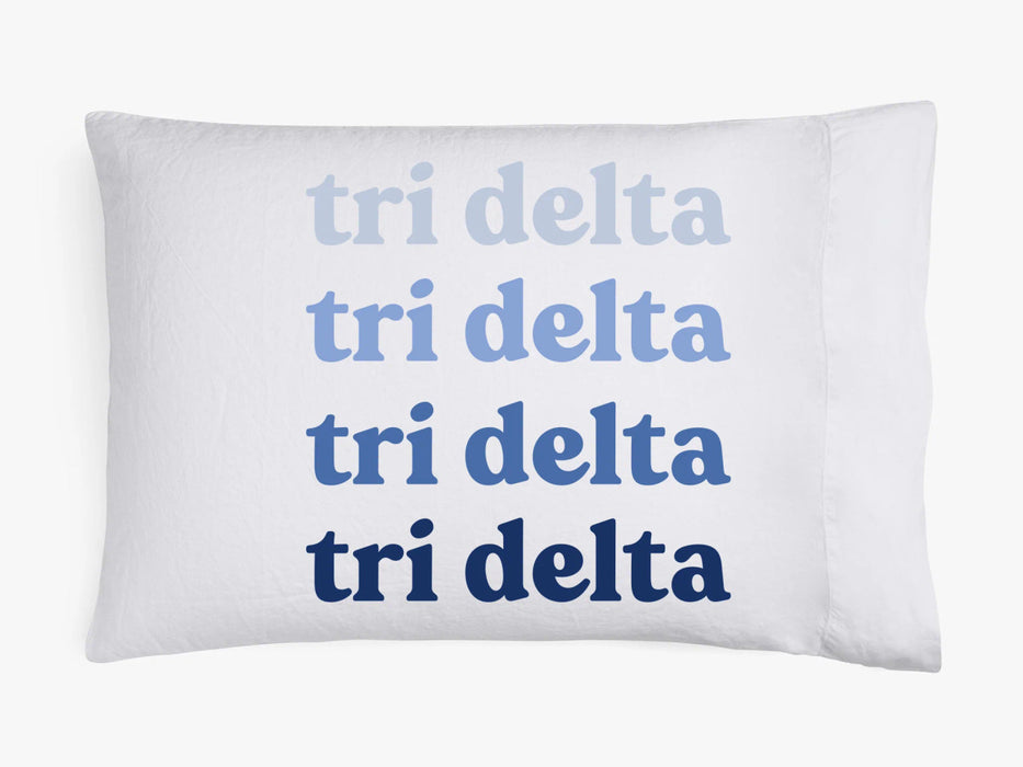 Delta Delta Delta Ombre Retro Pillowcases Delta Delta Delta Ombre Retro Pillowcases