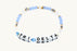 Delta Delta Delta Glass Name Bead Bracelet Delta Delta Delta Glass Name Bead Bracelet
