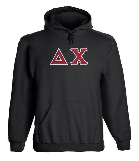 Sweatshirts Jackets Delta Chi - 2 Day Ship Twill Hooded Sweatshirt