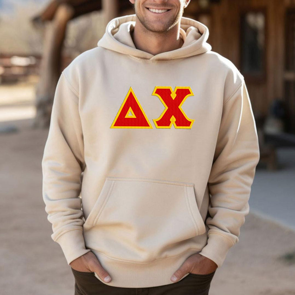 Delta Chi 2 Day Ship Twill Hooded Sweatshirts Delta Chi - 2 Day Ship Twill Hooded Sweatshirts