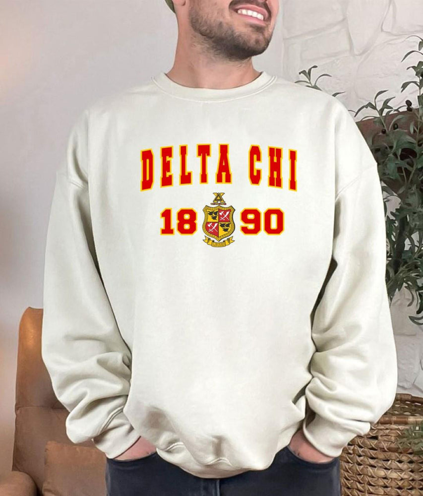 Delta Chi Athlete Crewneck Sweatshirt Delta Chi Athlete Crewneck Sweatshirt