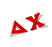 Delta Chi Big Greek Letter Window Sticker Decal Delta Chi Big Greek Letter Window Sticker Decal