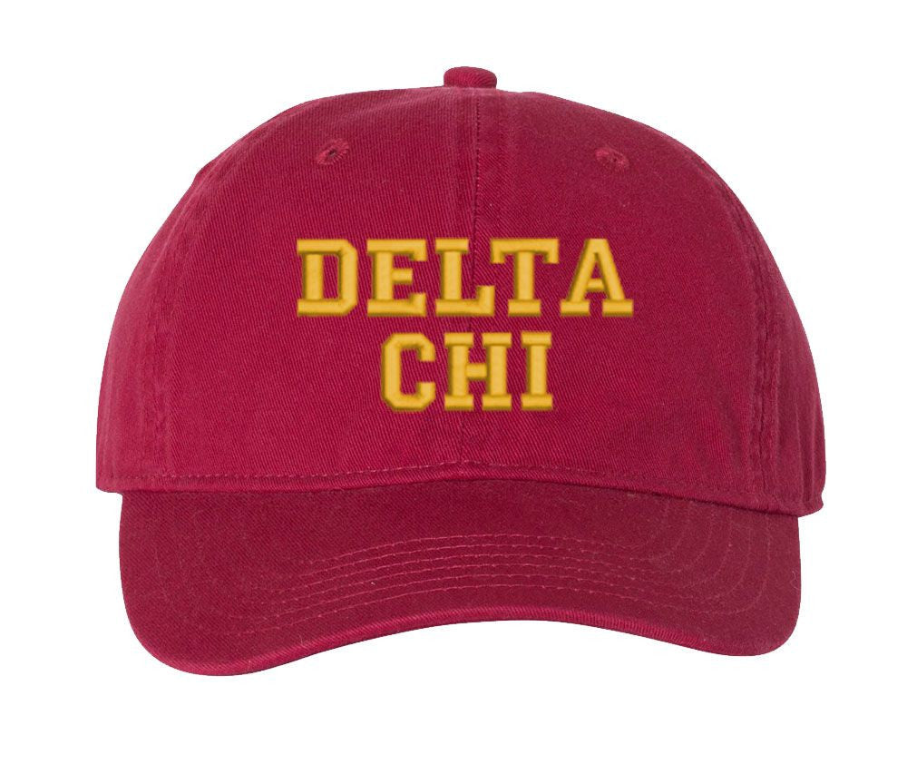 Delta Chi Delta Chi Pigment Dyed Baseball Cap — GreekU