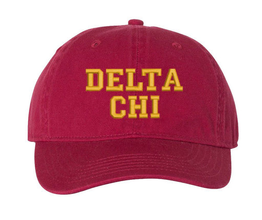 Delta Chi Pigment Dyed Baseball Cap