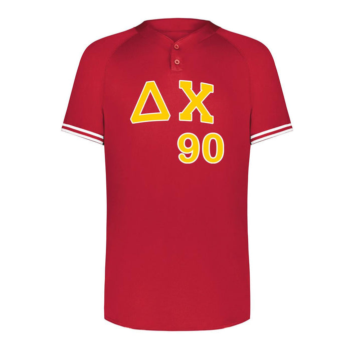 Delta Chi Cutter Henley Jersey Delta Chi Cutter Henley Jersey