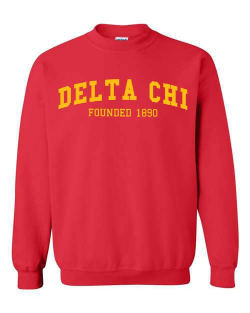 Delta Chi Delta Chi Fraternity Founders Crew Sweatshirt