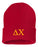 Delta Chi Greek Letter Knit Cap Delta Chi Greek Letter Knit Cap