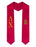 Delta Chi Greek Lettered Graduation Sash Stole With Crest Delta Chi Greek Lettered Graduation Sash Stole With Crest