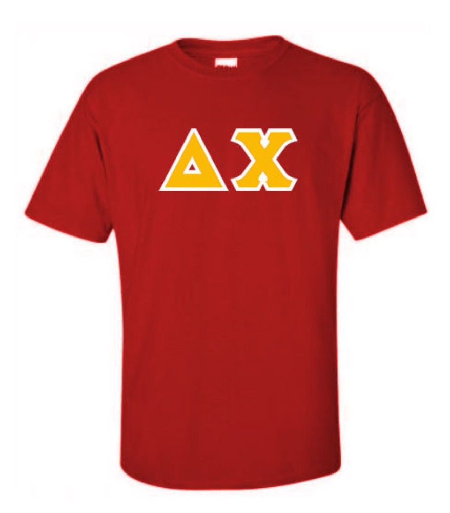 Delta Chi Lettered T Shirt Delta Chi Lettered T-Shirt