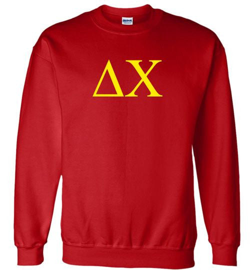 Delta Chi Lettered World Famous Greek Crewneck Delta Chi Lettered World Famous Greek Crewneck
