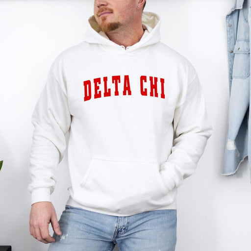 Delta Chi Delta Chi Letterman Hooded Sweatshirts