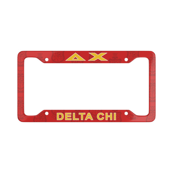 Delta Chi License Plate Frame New Delta Chi License Plate Frame - New