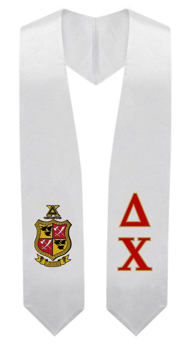 Delta Chi Super Crest Shield Graduation Stole Delta Chi Super Crest - Shield Graduation Stole