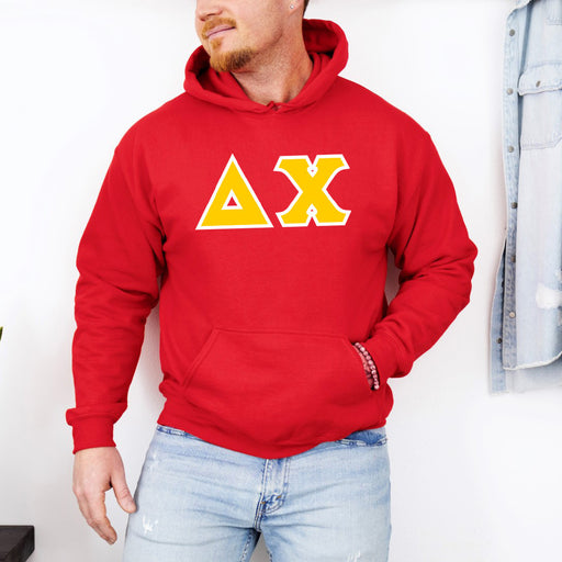 Delta Chi Delta Chi Custom Twill Hooded Sweatshirt