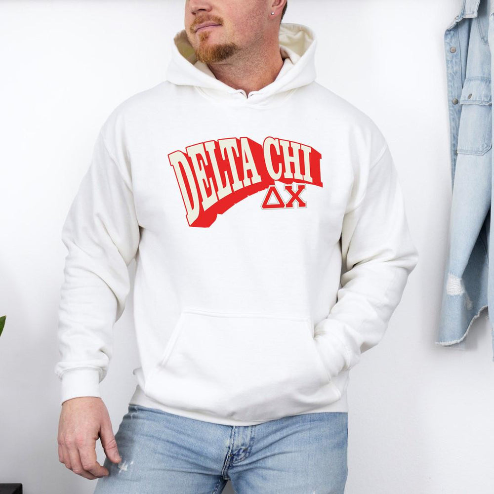 Delta Chi Tribute Hooded Sweatshirt Delta Chi Tribute Hooded Sweatshirt