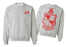 Printify Delta Chi World Famous Crest Shield Crewneck Sweatshirts Delta Chi World Famous Crest - Shield Crewneck Sweatshirts