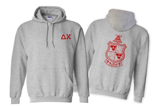 Delta Chi Delta Chi World Famous Crest - Shield Hooded Sweatshirt