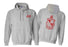 Printify Delta Chi World Famous Crest Shield Hooded Sweatshirt Delta Chi World Famous Crest - Shield Hooded Sweatshirt