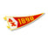 Delta Chi Pennant Sticker Delta Chi Pennant Sticker