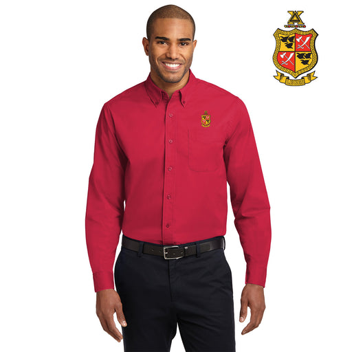 DISCOUNT-Delta Chi Long Sleeve Oxford