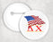 Delta Chi Patriot Button Delta Chi Patriot Button