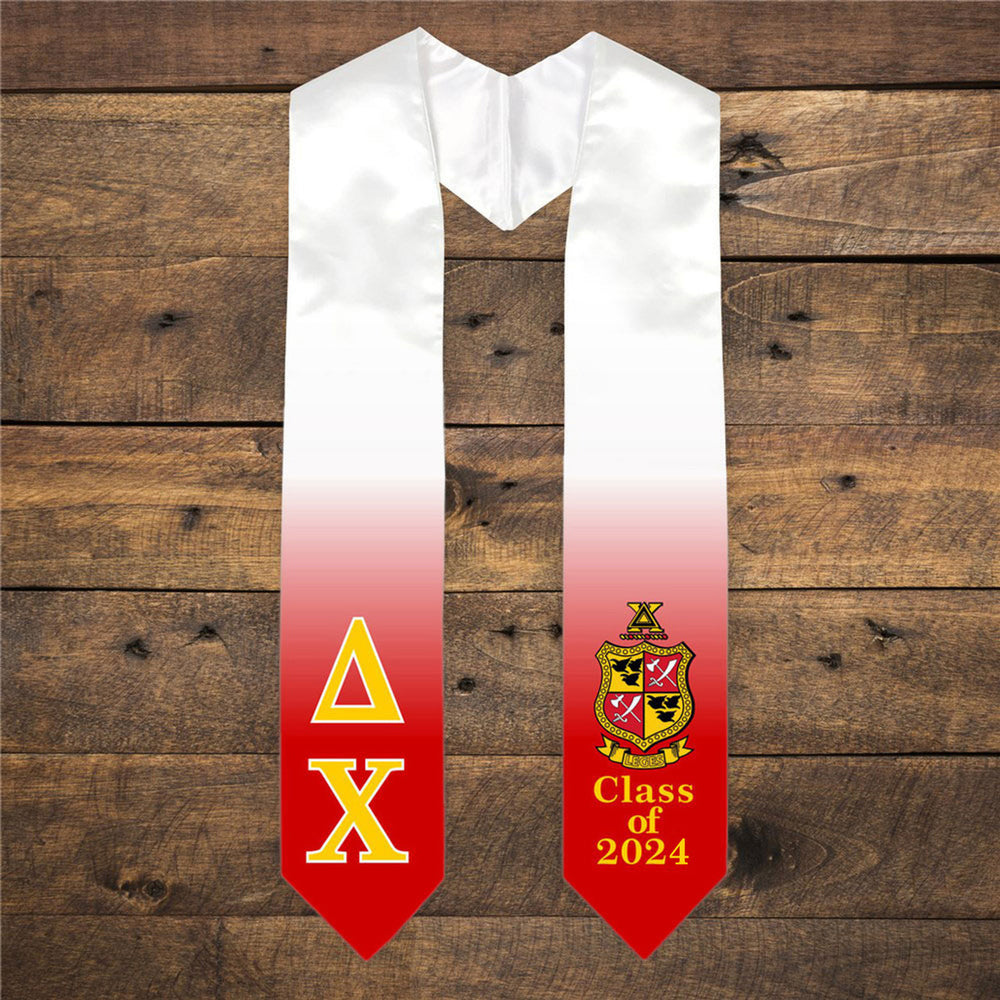 Delta Chi Extra Fancy Greek Class Of Graduation Stole Delta Chi Extra Fancy Greek Class Of  Graduation Stole