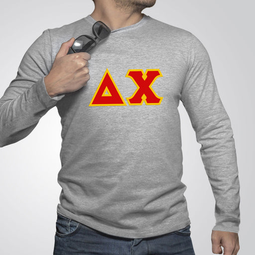 Delta Chi Custom Twill Long Sleeve T-Shirt