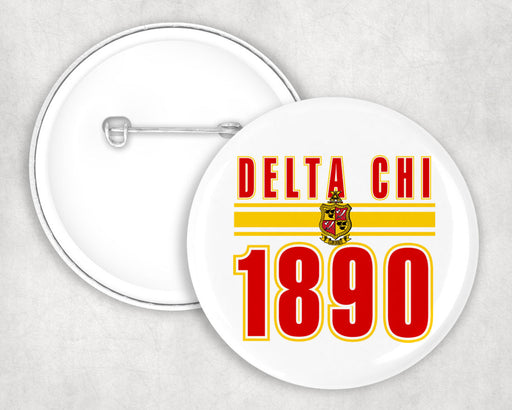 Delta Chi Delta Chi Est Year Button
