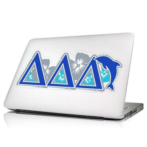 Delta Delta Delta 10.5 x 4.5 Laptop Skin/Wall Decal