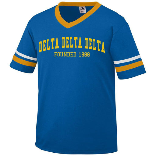 Delta Delta Delta Delta Delta Delta Boyfriend Style Founders Jersey