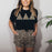 Delta Delta Delta Cheetah Print Lettered Tee Delta Delta Delta Cheetah Print Lettered Tee