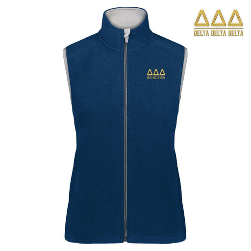 Delta Delta Delta Delta Delta Delta Chill Fleece Vest