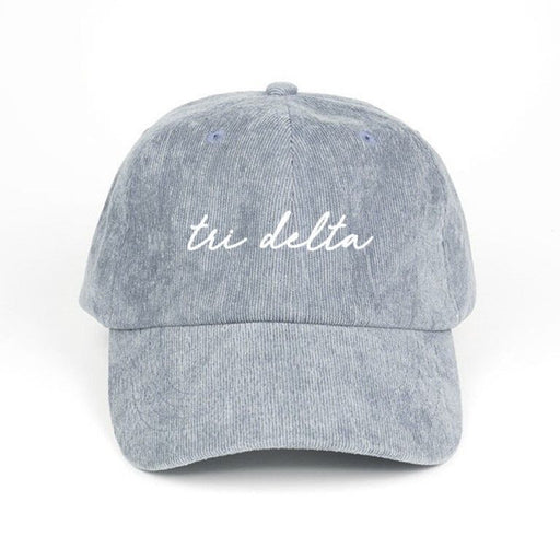 Delta Delta Delta Corduroy Baseball Hats