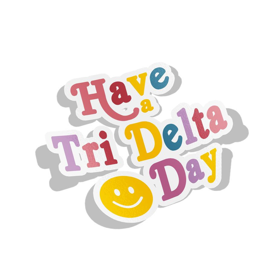 Delta Delta Delta Day Decal Sticker Delta Delta Delta Day Decal Sticker