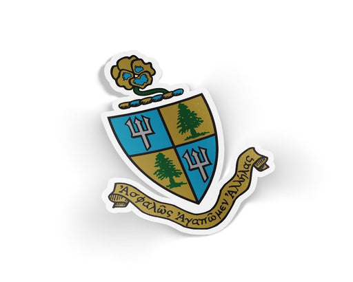 Delta Delta Delta Die Cut Crest Sticker