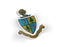 Delta Delta Delta Die Cut Crest Sticker Delta Delta Delta Die Cut Crest Sticker