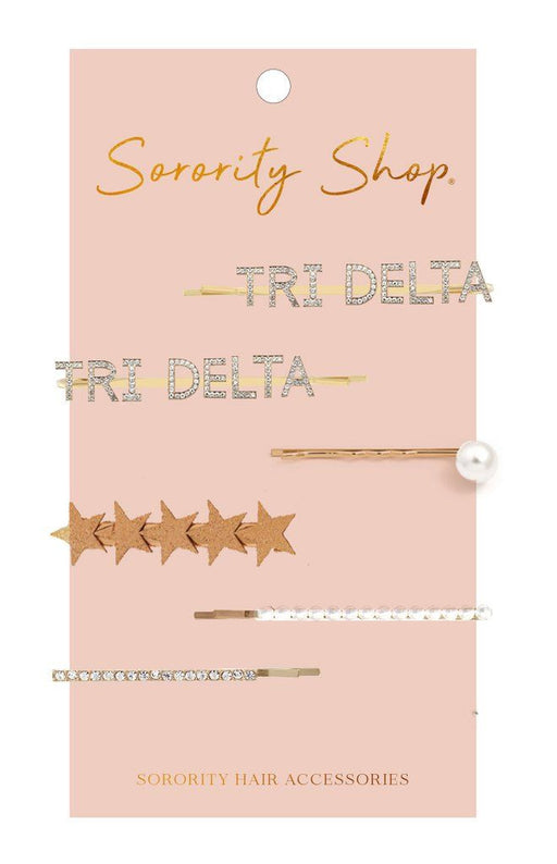 Delta Delta Delta Hair Clips