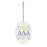 Delta Delta Delta Holiday Color Snowflake Christmas Ornaments Delta Delta Delta Holiday Color Snowflake Christmas Ornaments