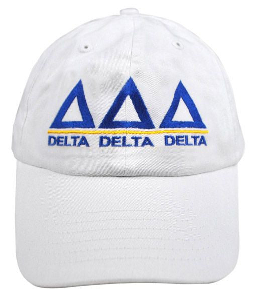 Delta Delta Delta World Famous Line Hat Delta Delta Delta World Famous Line Hat