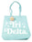 Delta Delta Delta Retro Pom Pom Tote Bag Delta Delta Delta Retro Pom Pom Tote Bag