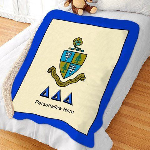 Delta Delta Delta Sherpa Lap Blanket
