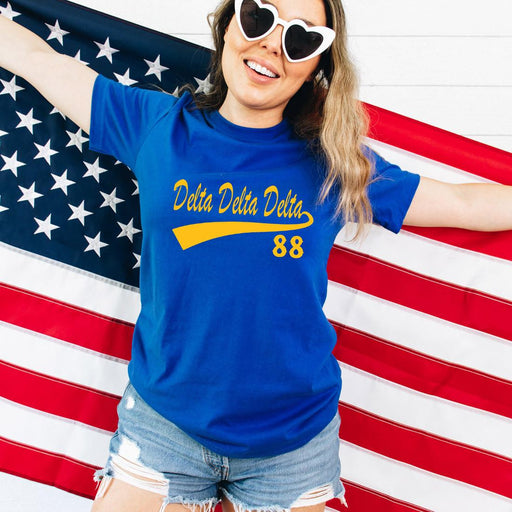 Delta Delta Delta Delta Delta Delta Tail T-Shirt
